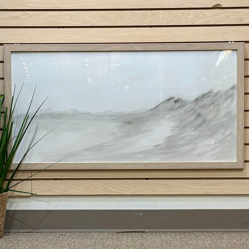 Serene Neutral Landscape Art