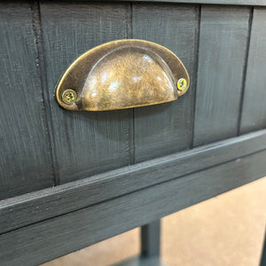 Antiqued Navy Console