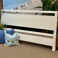 Load image into Gallery viewer, Brushed White King Bed
