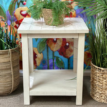 Load image into Gallery viewer, Off-White Wooden Side Table
