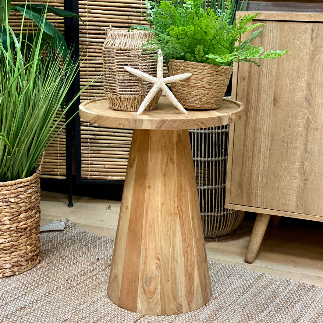LG Modern Wood Side Table