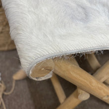 Load image into Gallery viewer, Cowhide Folding Stool
