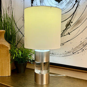 Sm Modern Silver Lamp