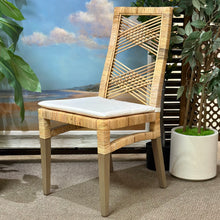 Load image into Gallery viewer, Boho Rattan Dining Chair

