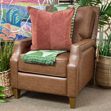 Load image into Gallery viewer, Mocha Faux Leather Recliner
