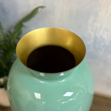 Load image into Gallery viewer, Two-Tone Green Vase
