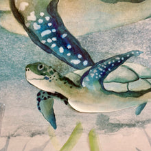 Load image into Gallery viewer, Seaweed Turtle II Canvas
