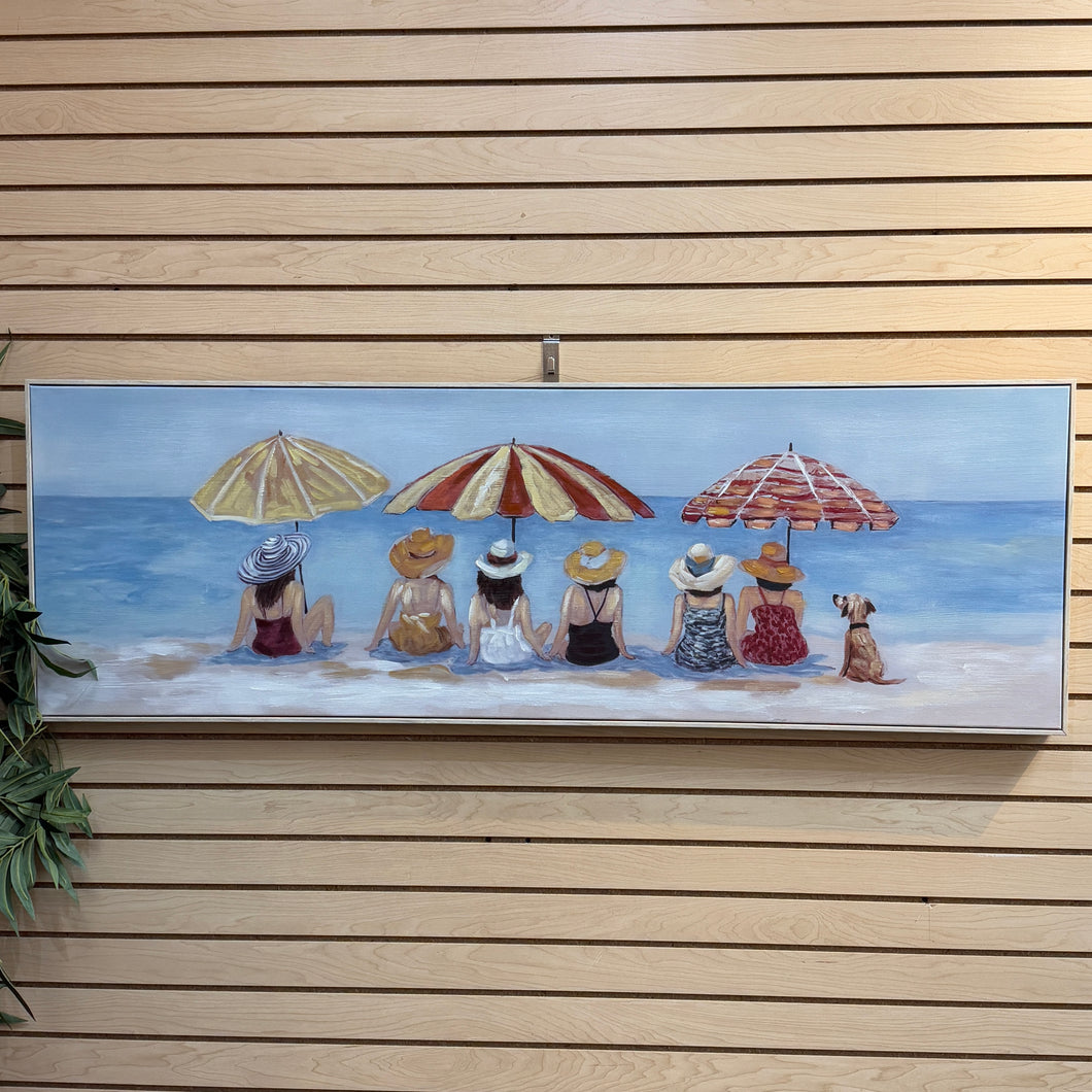 Ladies On Beach Art