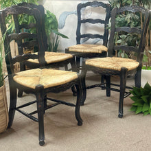 Load image into Gallery viewer, Blk Rush Seat Dining Chair
