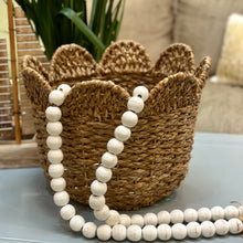 Load image into Gallery viewer, SM Scalloped Woven Basket
