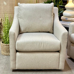 Warm Beige Swivel Chair