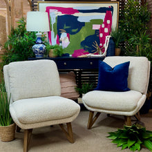 Load image into Gallery viewer, Modern Oatmeal Slipper Chair
