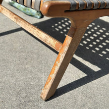 Load image into Gallery viewer, Gray Strap Outdoor Chair
