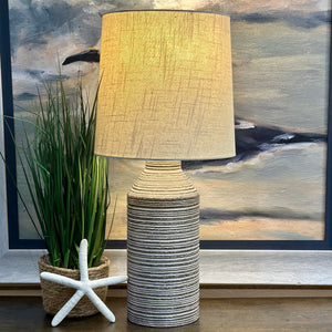 Textured Resin Lamp