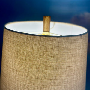 Brushed Gold Glass Lamp