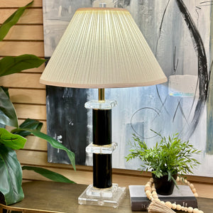 Black/Acrylic Lamp