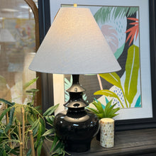 Load image into Gallery viewer, Black Tiered Lamp
