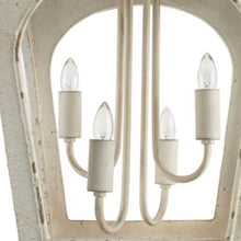 Load image into Gallery viewer, Distressed Ivory Chandelier
