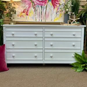 6DRW White Dresser