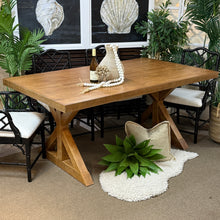 Load image into Gallery viewer, Wood Farmhouse Dining Table
