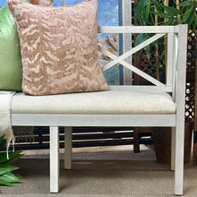 Load image into Gallery viewer, Light Grey X Frame Bench
