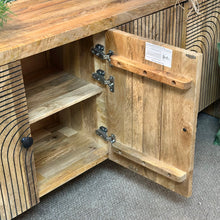 Load image into Gallery viewer, 4DR Carved Wood Cabinet
