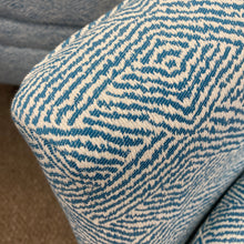 Load image into Gallery viewer, Aqua Patterned Swivel Glider
