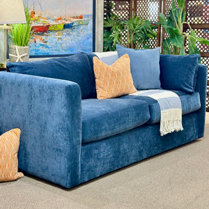 'Kelsey II' Blue Sleeper Sofa