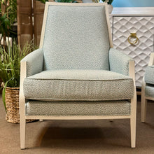 Load image into Gallery viewer, Michael Thomas Aqua Spotted Chair
