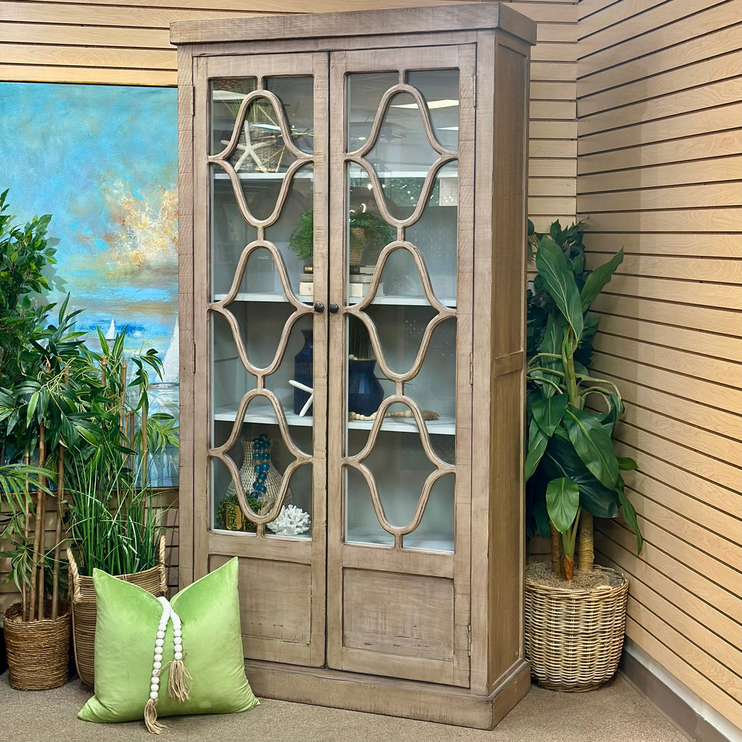Tall Wood Cabinet