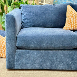 'Kelsey II' Blue Sleeper Sofa