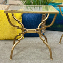 Load image into Gallery viewer, Antique Gold Side Table
