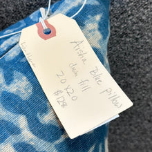Load image into Gallery viewer, Blue Beige Down Pillow
