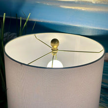 Load image into Gallery viewer, Blue Ribbed Lamp
