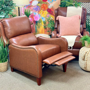 Hulala 'Deliat' Leather Recliner