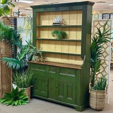 Load image into Gallery viewer, Irish Cupboard Green Cabinet
