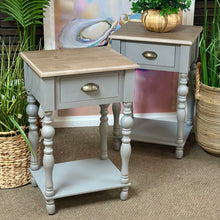 Load image into Gallery viewer, Two-Toned Grey Nightstand
