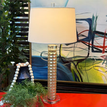Load image into Gallery viewer, Mercury Glass Textured Buffet Lamp
