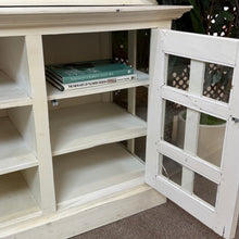 Load image into Gallery viewer, 2PC Ivory Farmhouse Hutch
