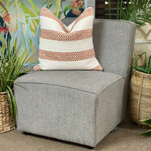Load image into Gallery viewer, S/2 Grey Armless Connecting Chairs
