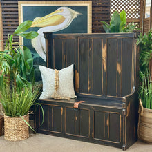 Load image into Gallery viewer, High Back Storage Bench
