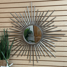 Load image into Gallery viewer, Silver Starburst Mirror
