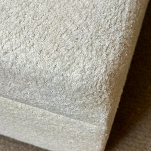 Ivory Storage Ottoman