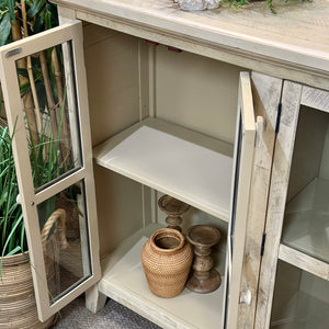 Rustic Ivory 6DR Cabinet