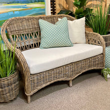 Load image into Gallery viewer, Natural Wicker Loveseat
