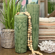 Load image into Gallery viewer, MED Green Textured Vase
