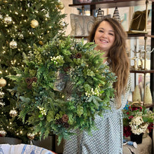 Load image into Gallery viewer, Grandin Road &#39;Fireside&#39; Wreath
