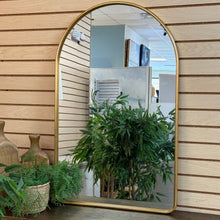 Load image into Gallery viewer, Megan Molten 'Colca' Gold Mirror
