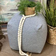 Load image into Gallery viewer, Blue Boucle Pouf
