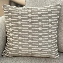 Load image into Gallery viewer, Grey/Ivory Patterned Pillows
